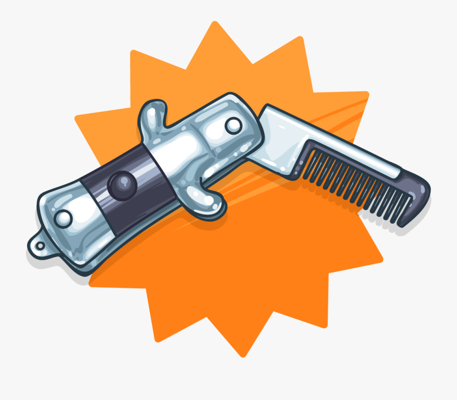 Moustache Comb Clipart , Png Download - Utility Knife, Transparent Clipart