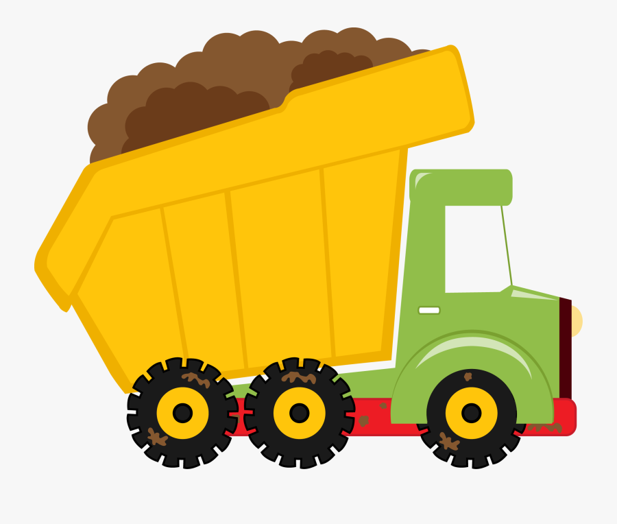 Meios De Transporte - Dump Truck Clipart Png, Transparent Clipart