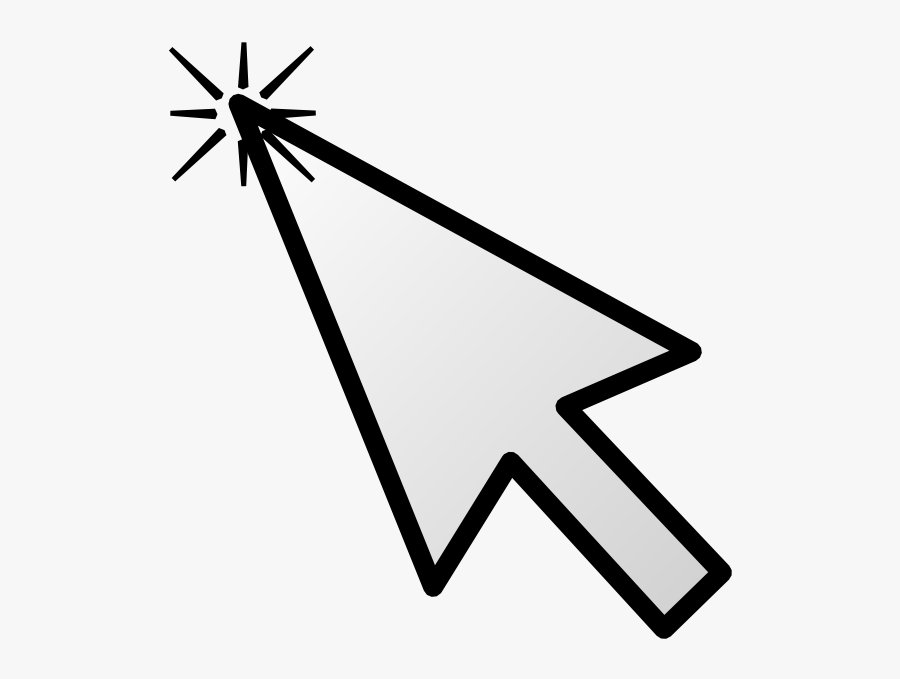 Vector Pointer - Mouse Cursor Click Gif, Transparent Clipart