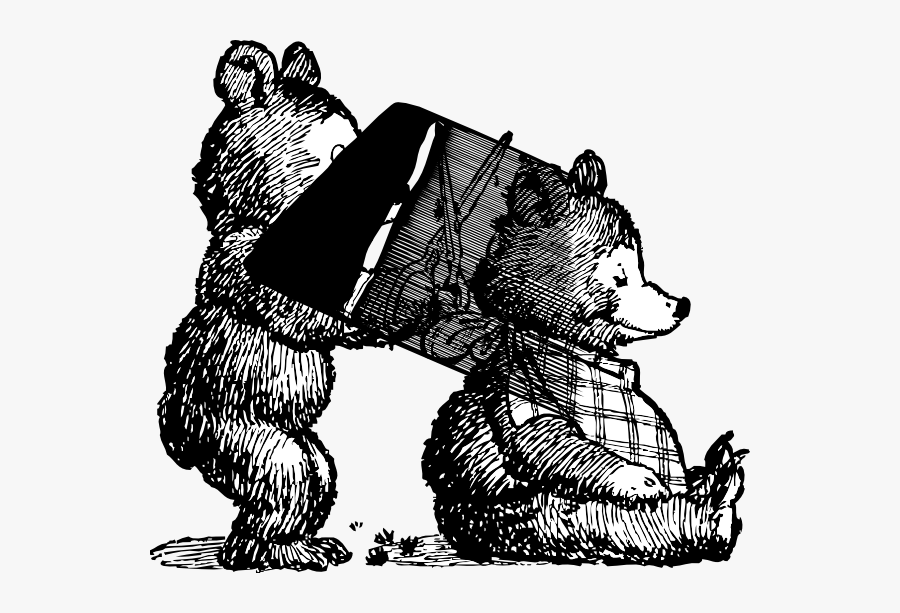 Bear Getting Haircut, Transparent Clipart