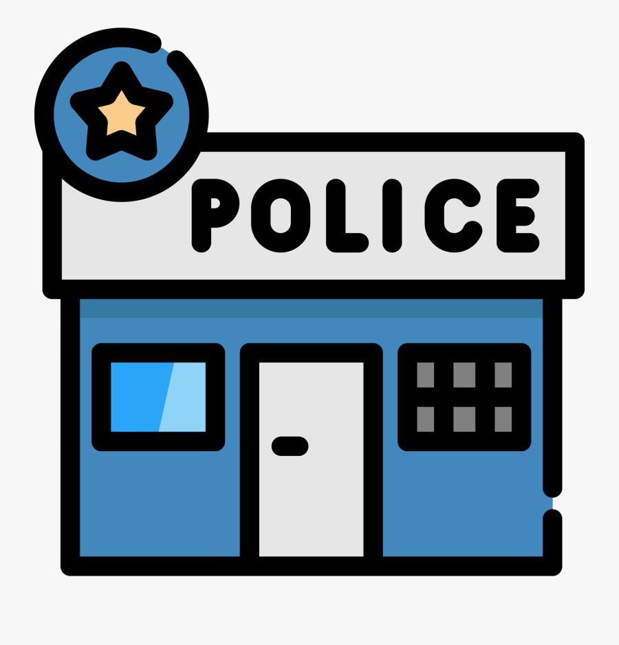Clip Art Clip Art Police Station - Transparent Police Station Clipart, Transparent Clipart