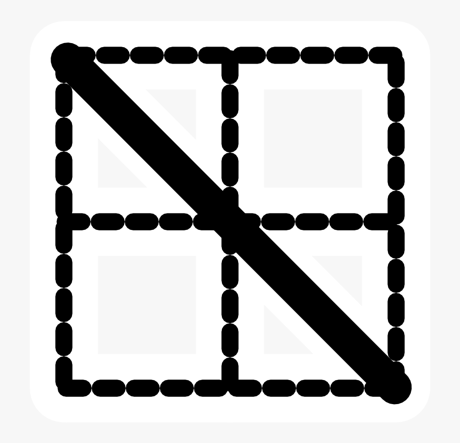 Mono Border Fall - Clip Art, Transparent Clipart