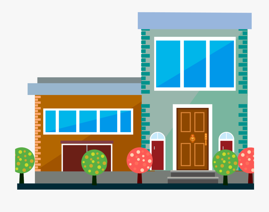 Clip Art Building Graphic Transparent - Animadas Calle Png, Transparent Clipart