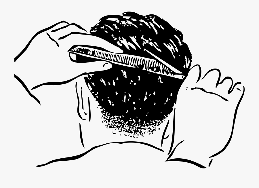 Shears And Comb 4 Clip Arts - Hair Cutting Clipart, Transparent Clipart