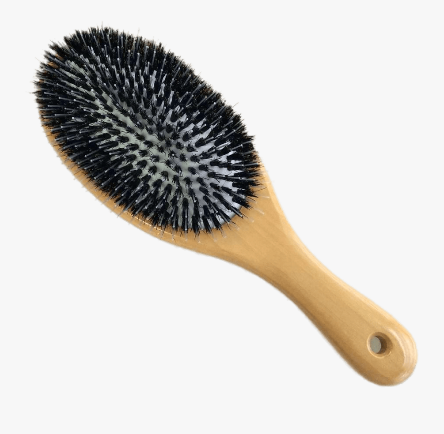Hair Brush Wood Transparent Png - Hair Brush Transparent Background, Transparent Clipart