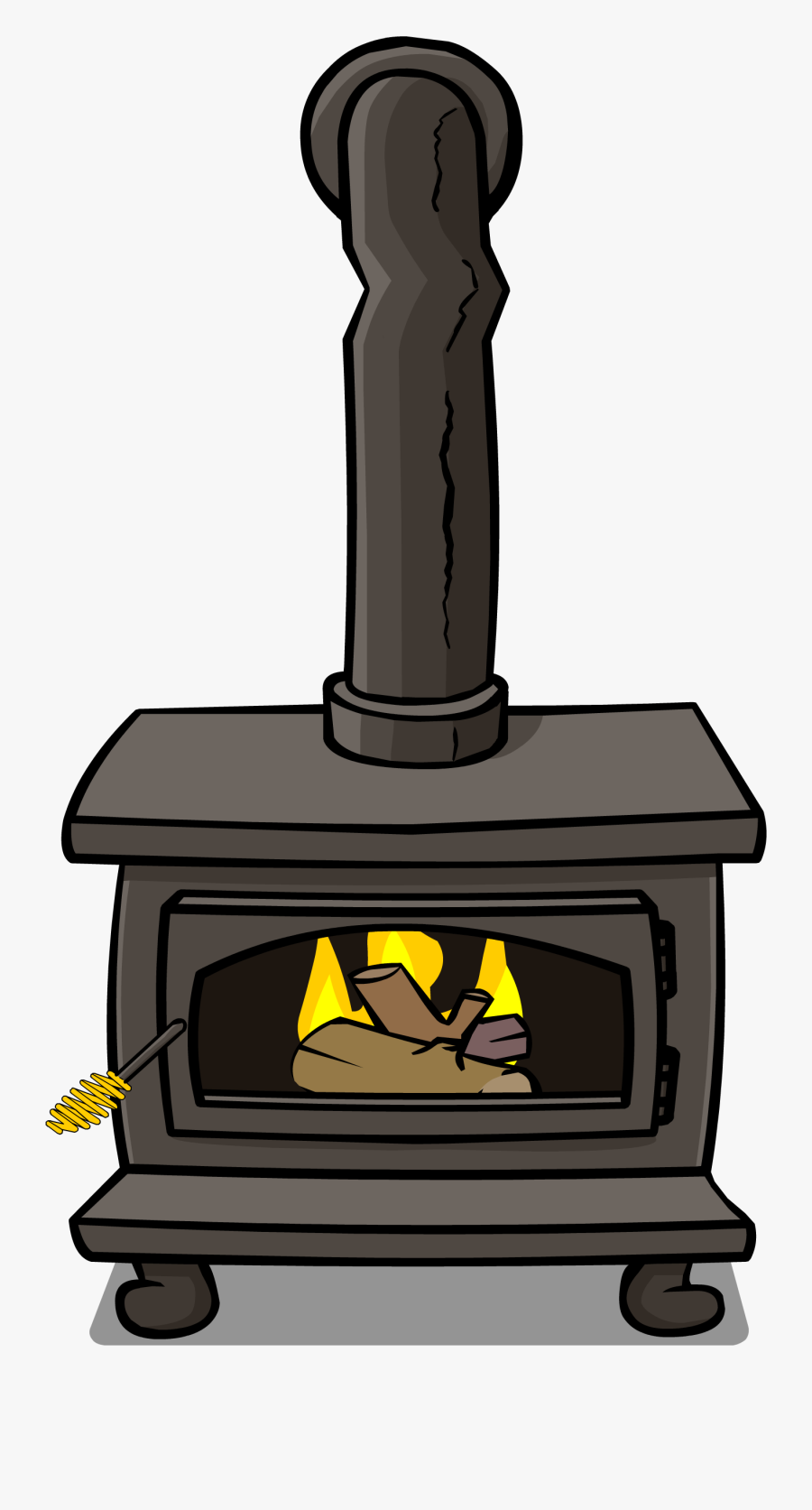 Wood Stove Sprite 003 - Dibujo Estufa De Leña, Transparent Clipart