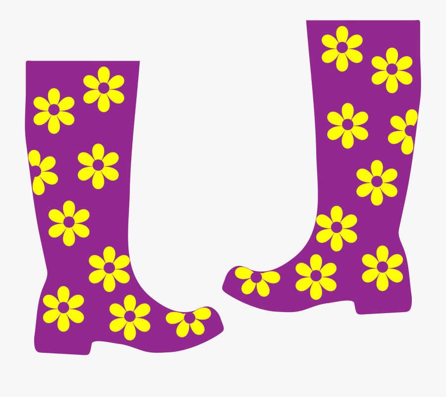 Boot Clipart Rain - Girl Rain Boots Clipart, Transparent Clipart