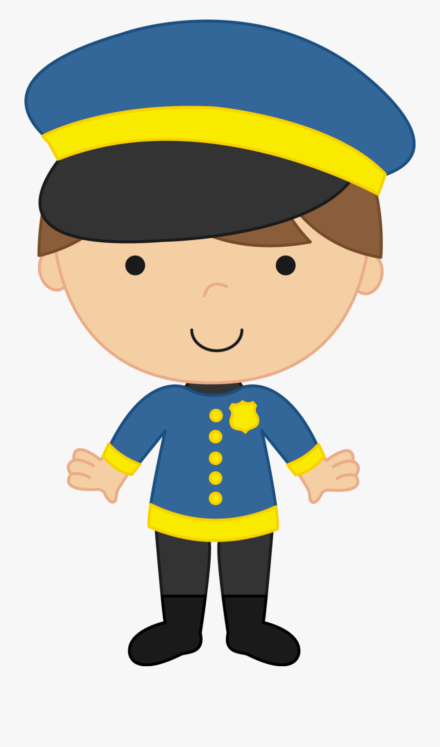 Clip Art Kid Police Officers, Transparent Clipart
