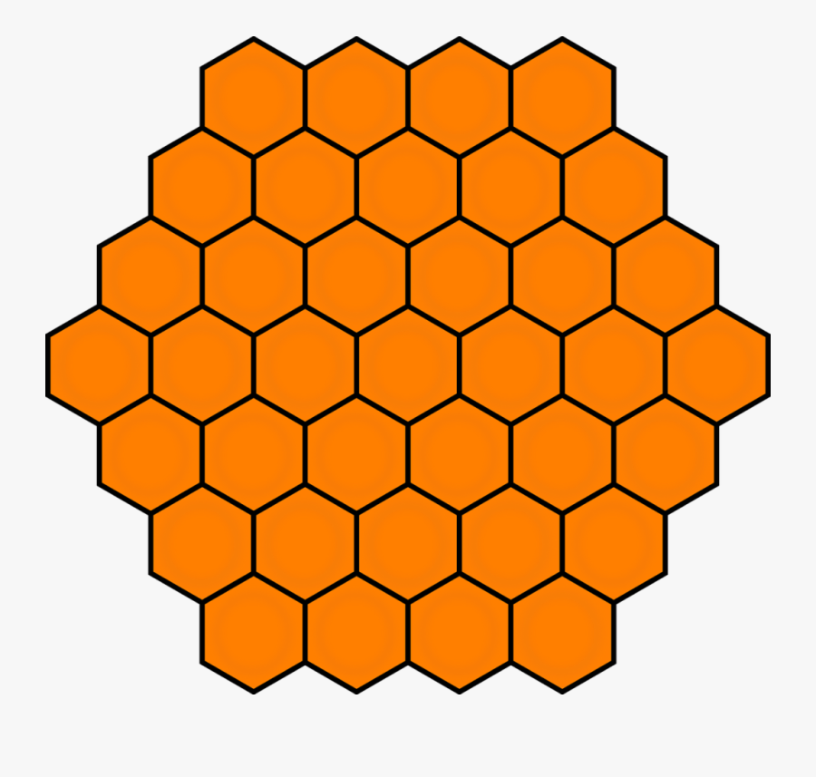 Clip Art Honey Comb Vector - Arı Peteği Çizim, Transparent Clipart