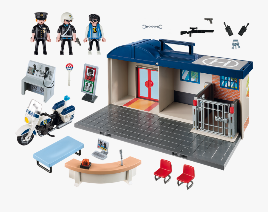 Take Along Police Station, Transparent Clipart