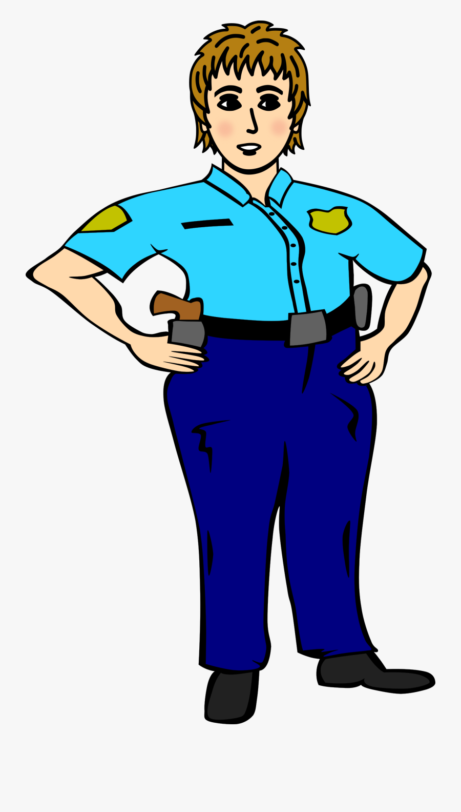 Standing,boy,human Behavior - Policeman Clip Art Png, Transparent Clipart