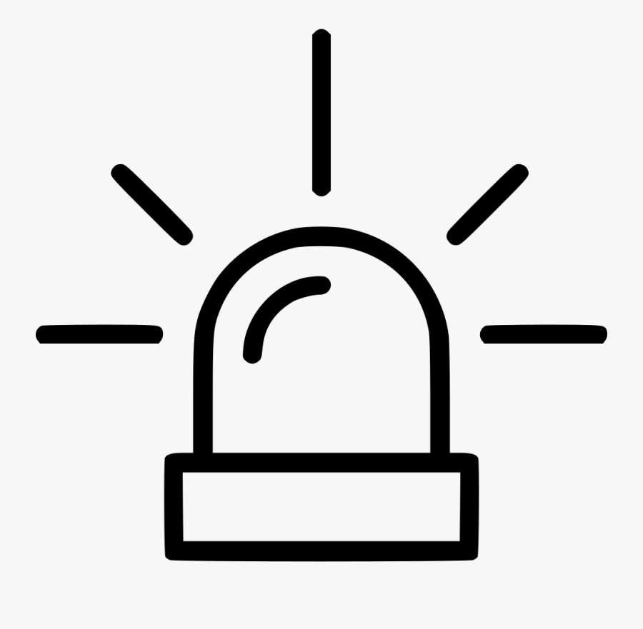 Police Siren Clipart - Police Siren Icon Png, Transparent Clipart