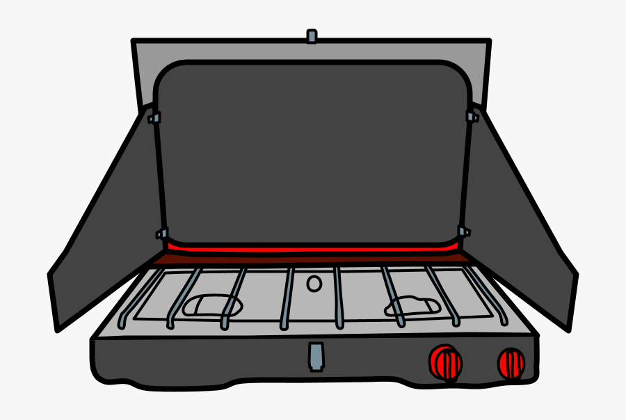 Camp Stove, Grill, Metal - Truck, Transparent Clipart