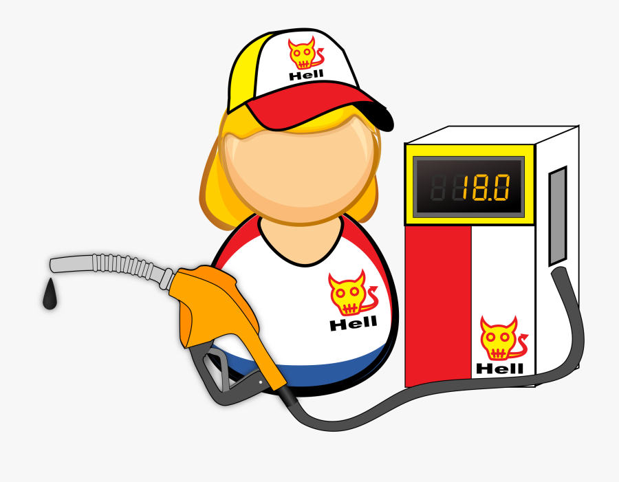 Clip Art Clipart Gas Station - Gas Station Worker Png, Transparent Clipart