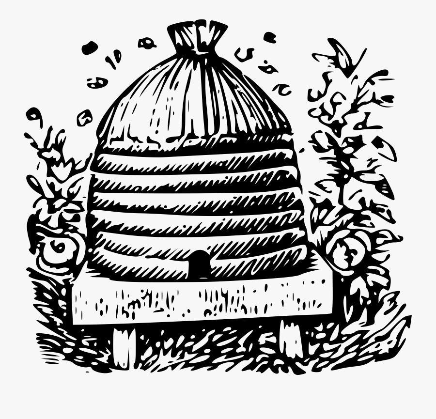 Bee Hive Drawing At Getdrawings - Pen Drawing Bee Hive, Transparent Clipart