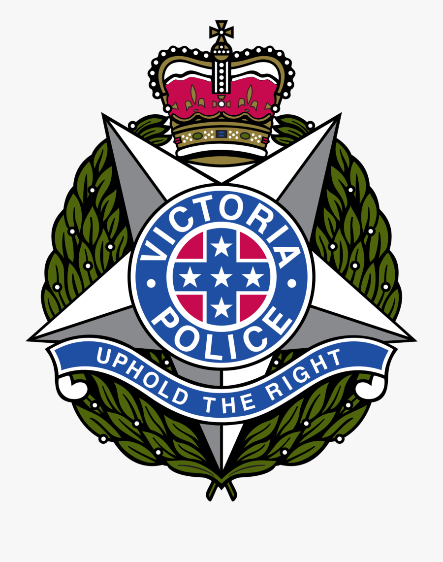 Filebadge Of Victoria Police - Victoria Police Logo, Transparent Clipart