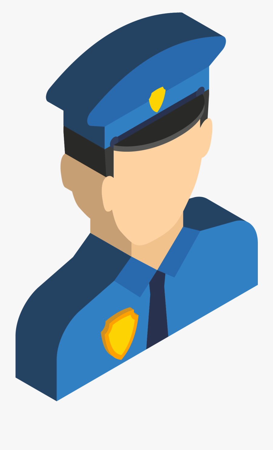 Men Police Employees Functions Png And Vector Image - Cartoon, Transparent Clipart