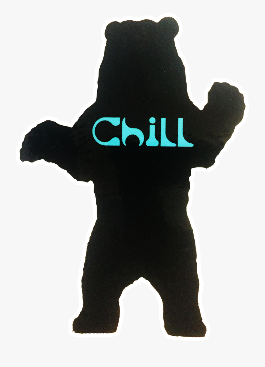 Standing Grizzly Bear Silhouette - Moon Bear Silhouette, Transparent Clipart