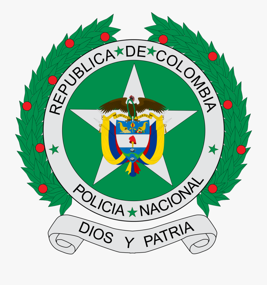 Colombian National Police Logo, Transparent Clipart