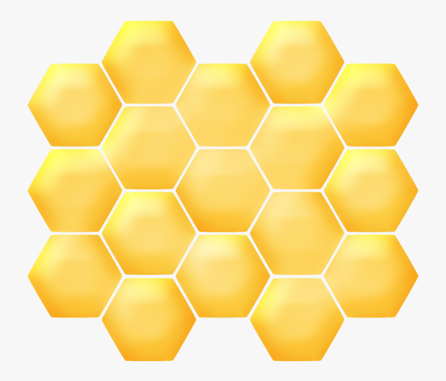 Transparent Honeycomb Clipart - Honey Bee, Transparent Clipart