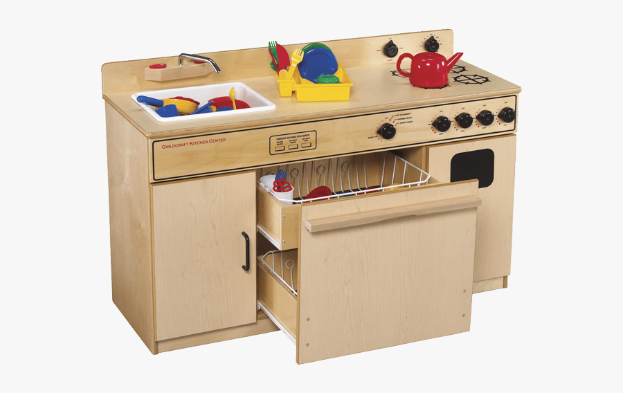 School Kitchen Center Transparent Background - Childcraft Kitchen For Kids, Transparent Clipart