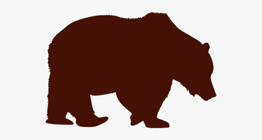 Bear Silhouette Transparent, Transparent Clipart