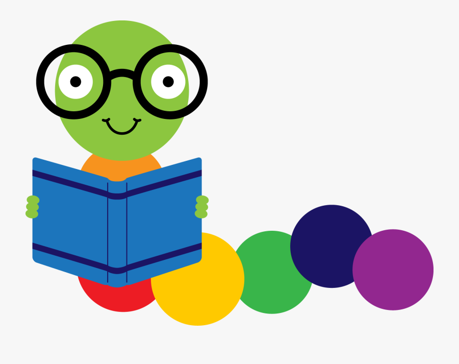 Library Clipart Bookworm - Story Time, Transparent Clipart