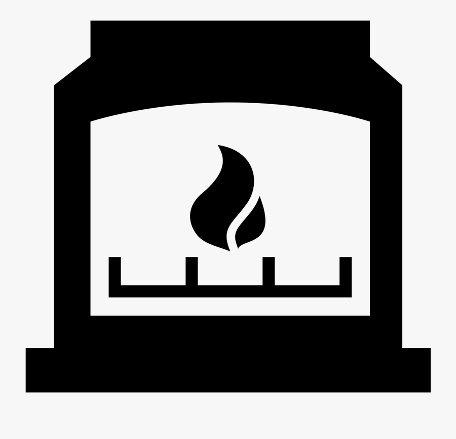 Free On Dumielauxepices Net - Clip Art Gas Fireplace, Transparent Clipart