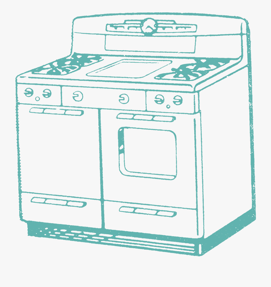 Drawings Of A Stove, Transparent Clipart