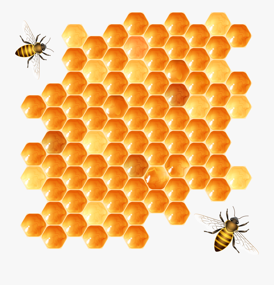 Honeycomb Png, Transparent Clipart