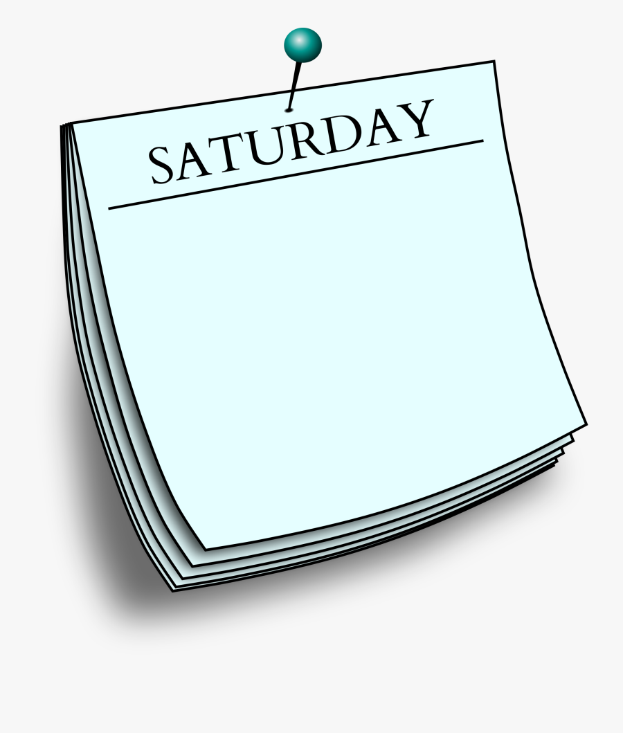 Office Clipart Post Office - Saturday Clipart Png, Transparent Clipart