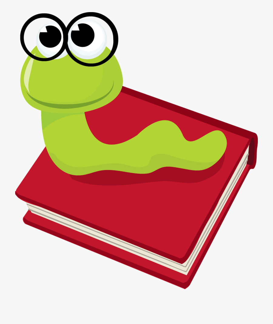 Book Connection Cliparts - Book Worm Clipart Png, Transparent Clipart