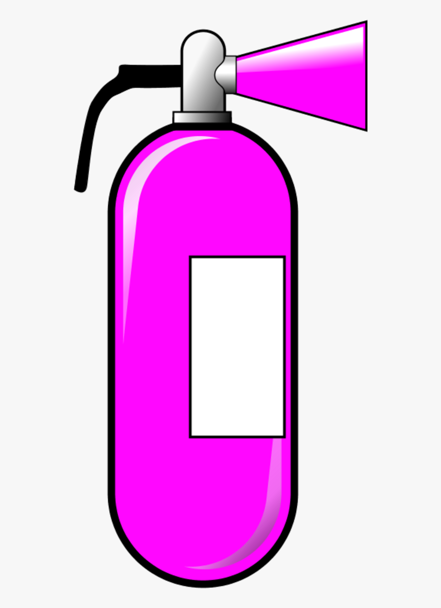 Vector Clip Art - Fire Extinguisher Clipart Blue, Transparent Clipart