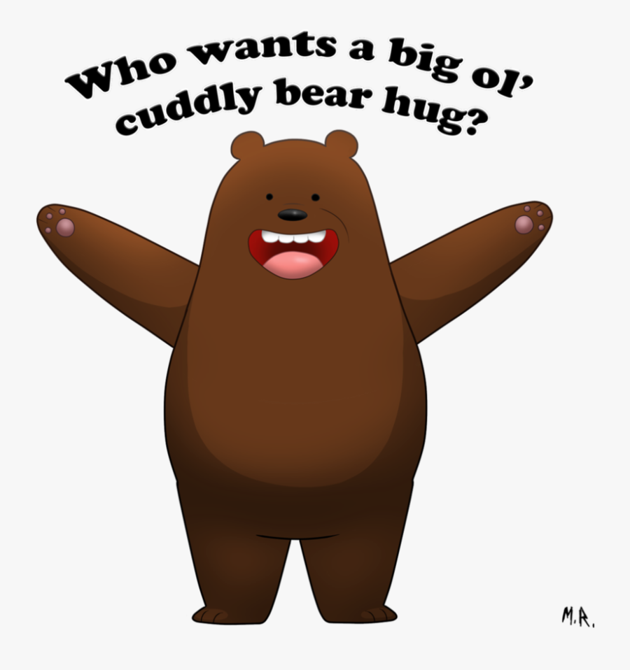 Have You Hugged Your Grizzly Bear Today - Hug, Transparent Clipart