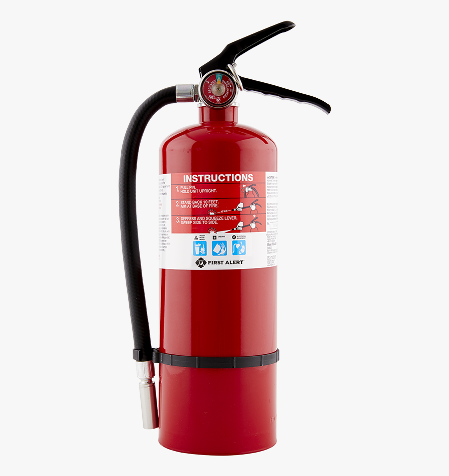 Rechargeable Heavy Duty Plus Fire Extinguisher - First Alert Fire Extinguisher, Transparent Clipart