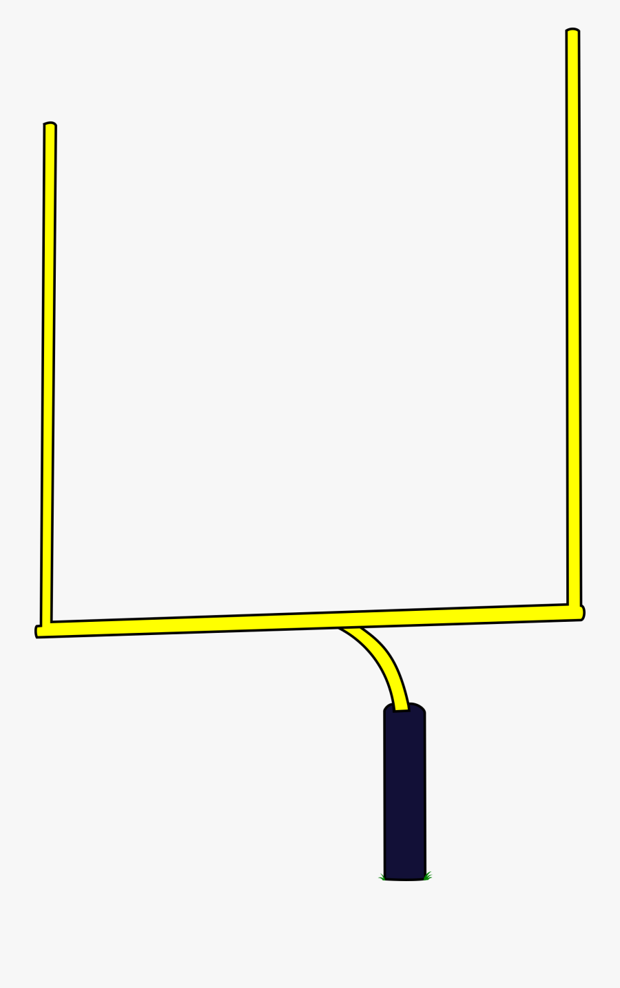 Clipart - Football Goal Posts Clipart, Transparent Clipart