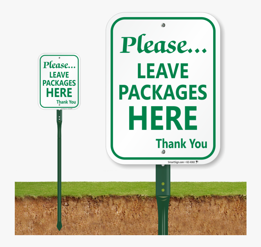 Banner Royalty Free Stock Package Delivery Signs Leave - Do Not Pick Flowers Signage, Transparent Clipart