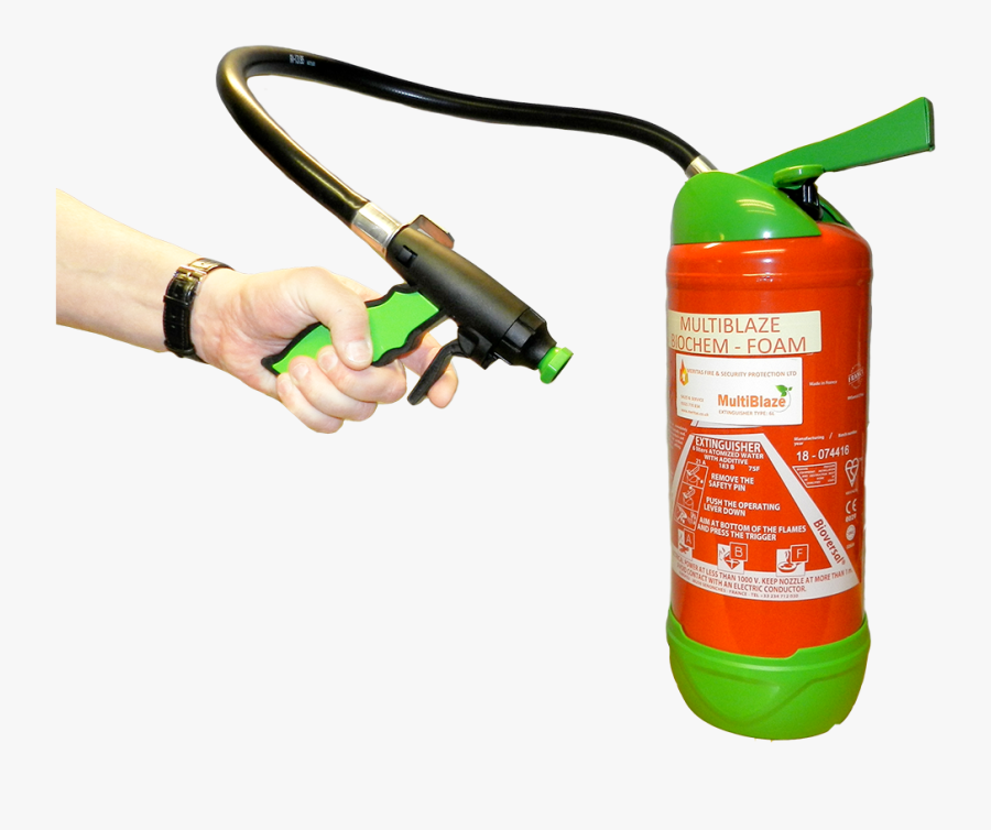 Transparent Fire Extinguisher Clipart - Hand, Transparent Clipart