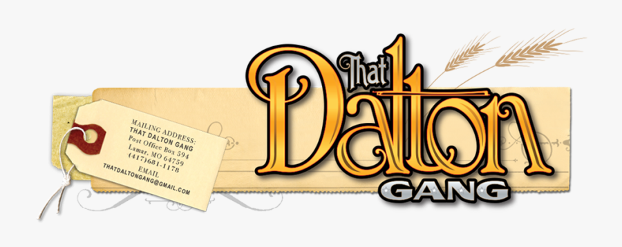 That Dalton Gang - Calligraphy, Transparent Clipart