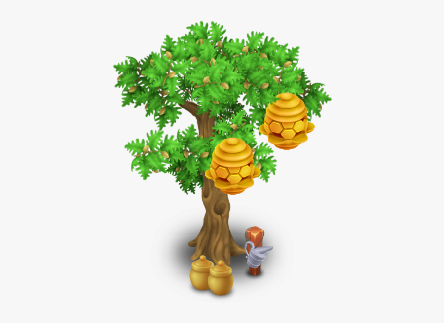Hay Day Wiki - Beehive Tree, Transparent Clipart