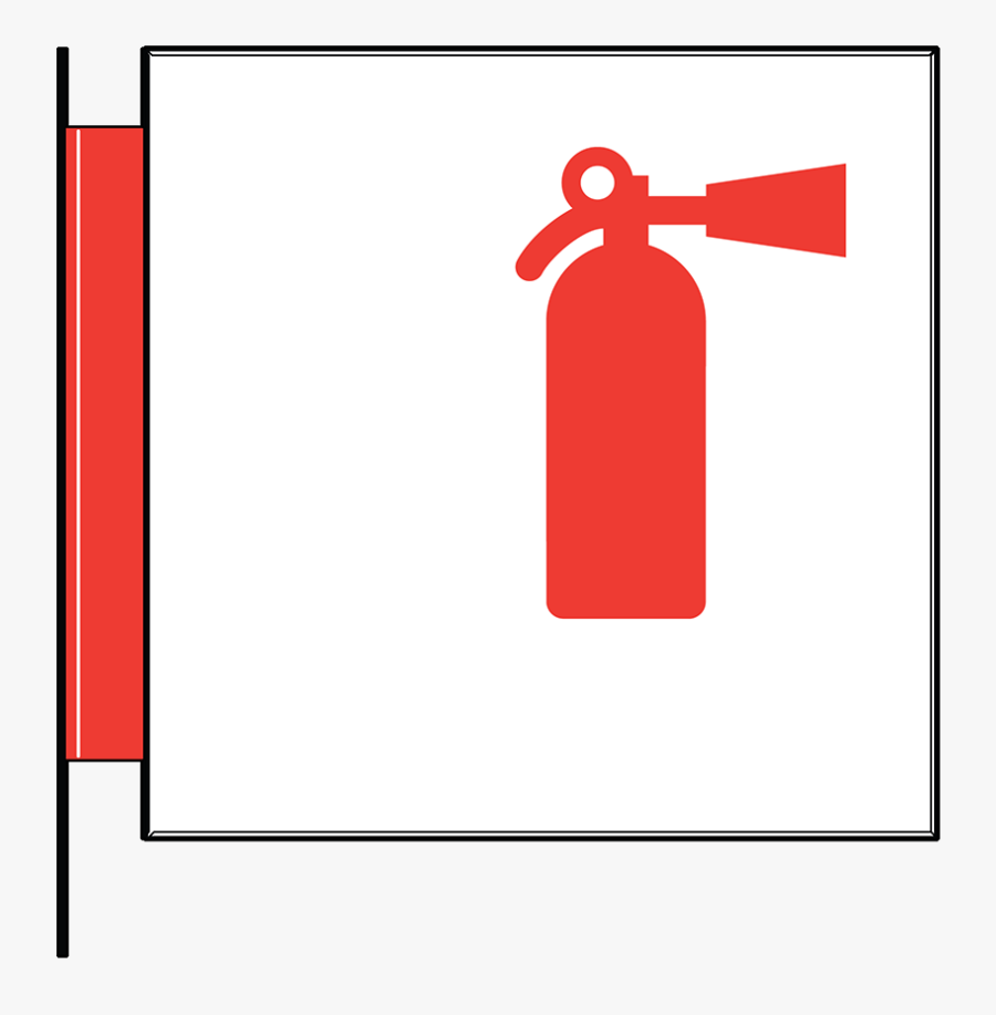 Fire Extinguisher Cabinet Id, Flag Mount - Fire Extinguisher Symbol, Transparent Clipart