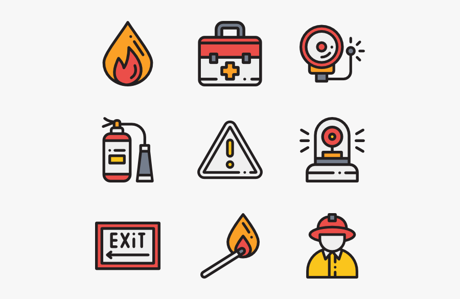 Clip Art Fire Extinguisher Icon - Icon, Transparent Clipart