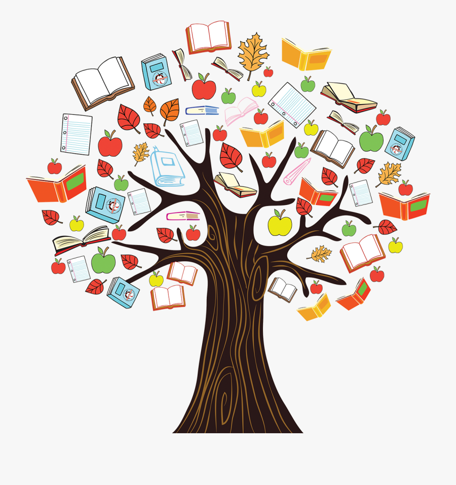 Book Tree Clip Art, Transparent Clipart