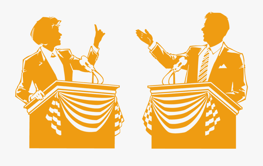 Vancouver Debate Academy Coaching - Man And Woman Debate, Transparent Clipart
