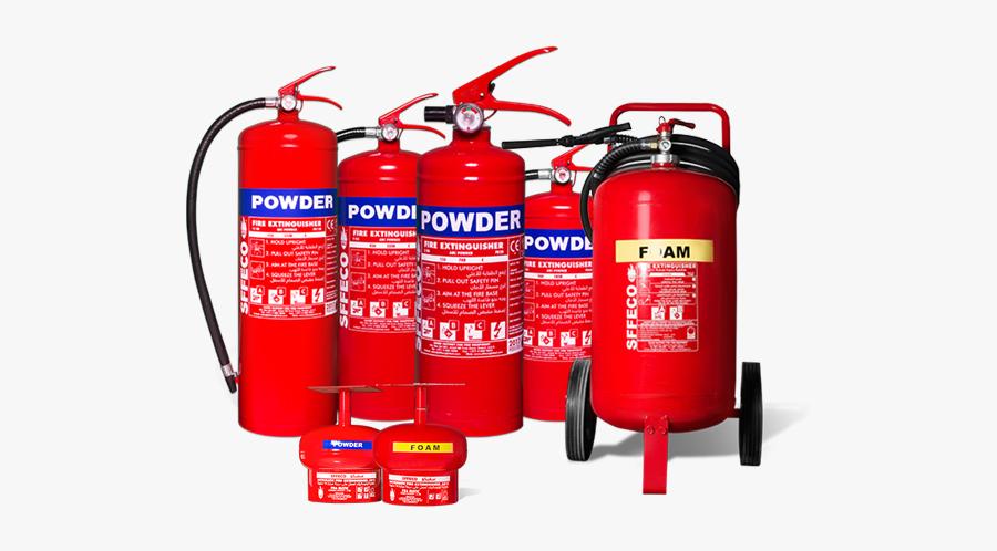 Fire Extinguishers - Portable Dry Powder Fire Extinguisher, Transparent Clipart