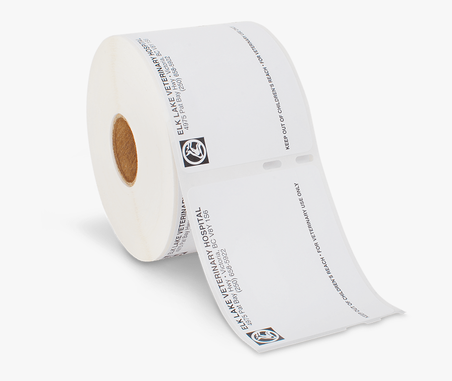 Transparent Free Shipping Tag Png - Pre Printed Logo Thermal Labels, Transparent Clipart