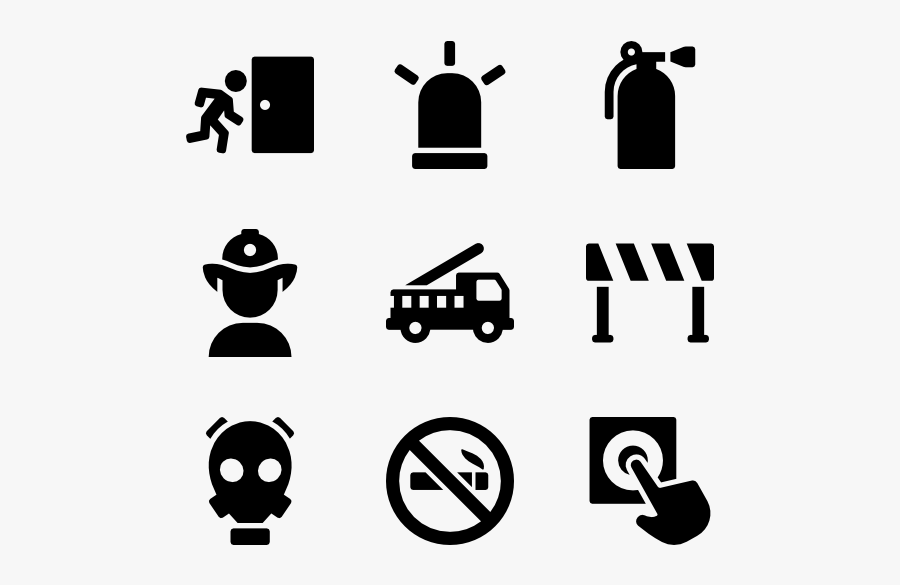 Fire Fighting - Spa & Beauty Icon, Transparent Clipart