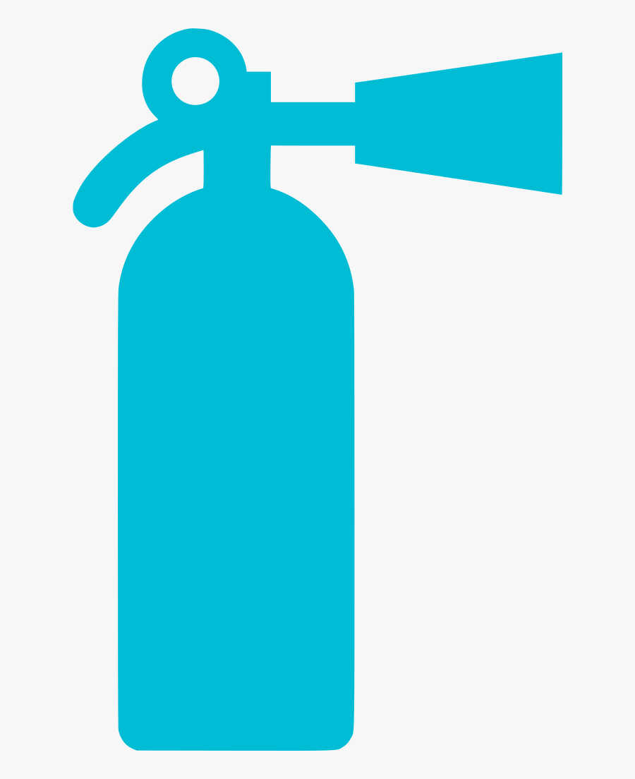 Transparent Fire Texture Png - Fire Extinguisher Silhouette Vector, Transparent Clipart