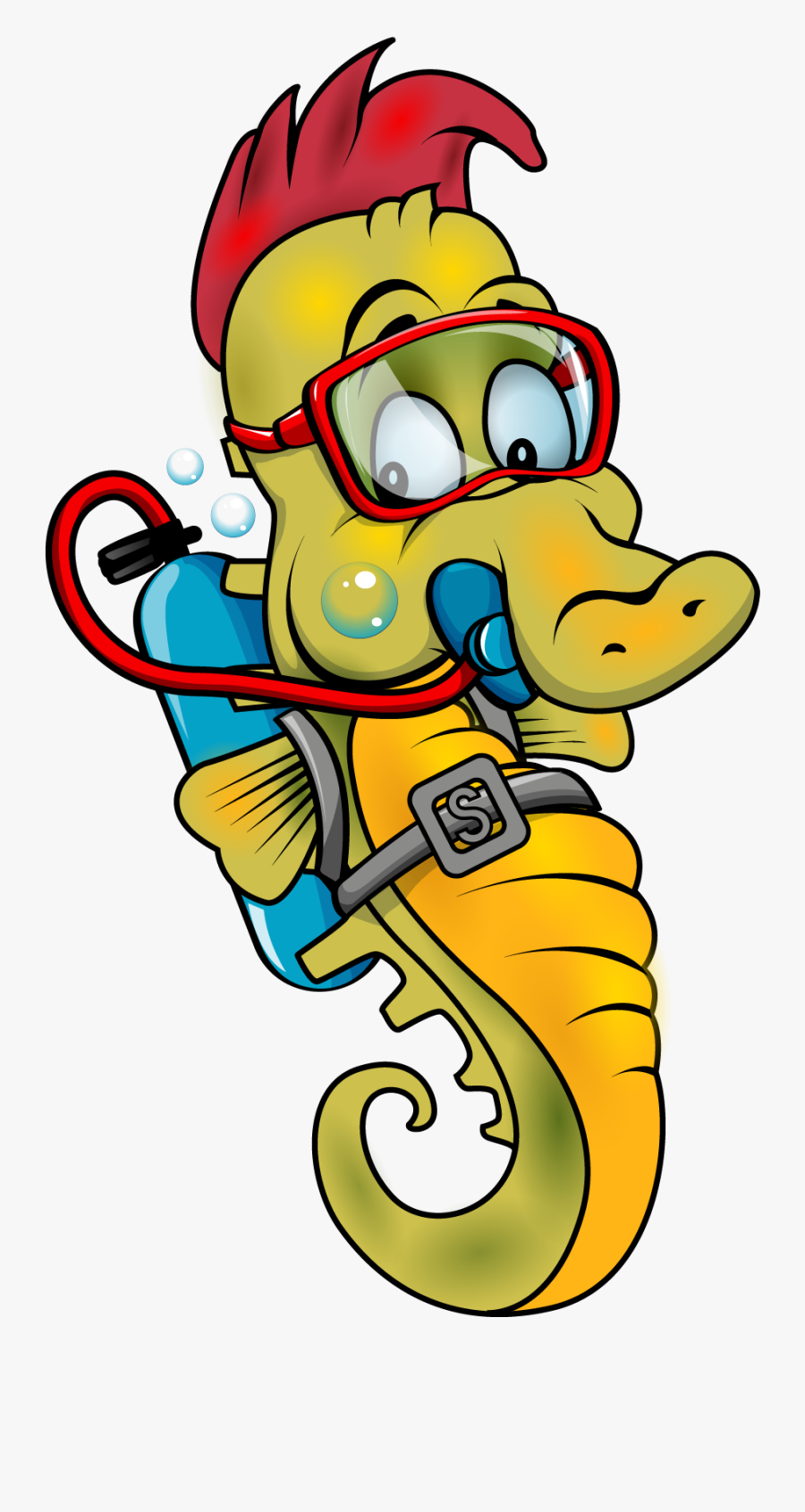 Scuba Diving Local Kids 🐟 Clipart , Png Download - Cartoon, Transparent Clipart