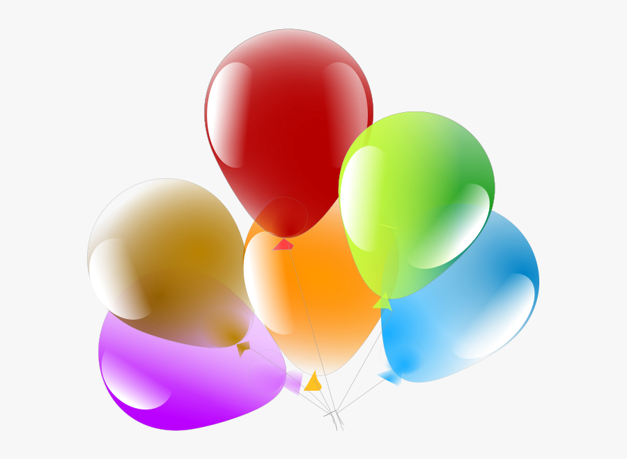 Balloons - Baloes De Aniversario Png, Transparent Clipart